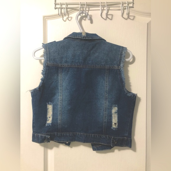 Crop Denim Jacket - Picture 3 of 3